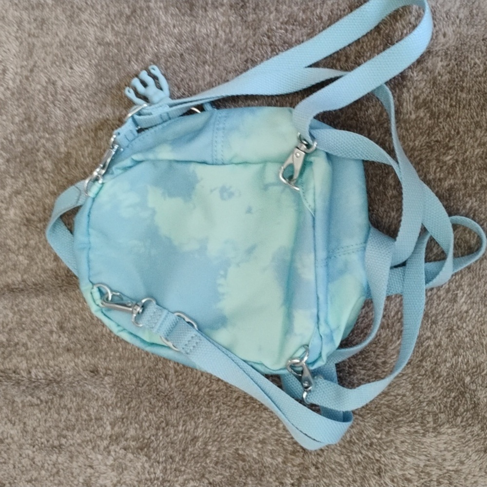 Kipling Mini Backpack Blue Sky Tie Dye - Picture 4 of 6